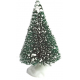Small snowy tree, plastic, 2 pieces