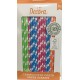 Decora - Paper Straw mixed colours, 80 pieces