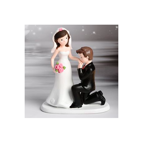 Modecor - Wedding cake topper, kneeling man