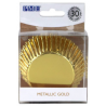 Cupcake Cups Golden foil, 30 pieces
