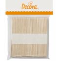 Decora - Wood sticks, 114 mm, 100 pieces