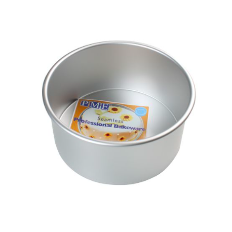 PME Moule rond extra profond, en aluminium, 17.8 cm x 10 cm