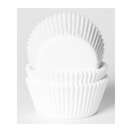 Caissettes à cupcakes blanches House of Marie, 50 pièces