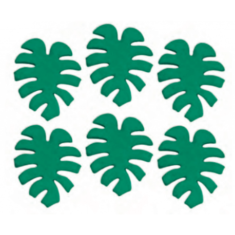 AH -  Icing Decorations tropical leaves, 6 pieces