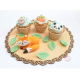 Scrapcooking - Sugar decoration sweet animals, 6 pieces