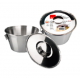 Ibili - Pudding Pan with lid, 18 cm