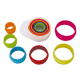 Round cookie cutters plastic, 6 pieces