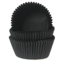 Cupcake Förmchen schwarz, 50 Stück