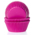 Caissettes à cupcakes rose fuchsia, 50 pièces