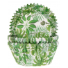 Baking Cups grean leaves, 50 pieces
