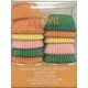 Mini colored Baking Cases, 200 pieces