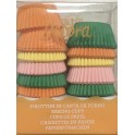 Caissettes mini cupcakes colorées, 200 pièces