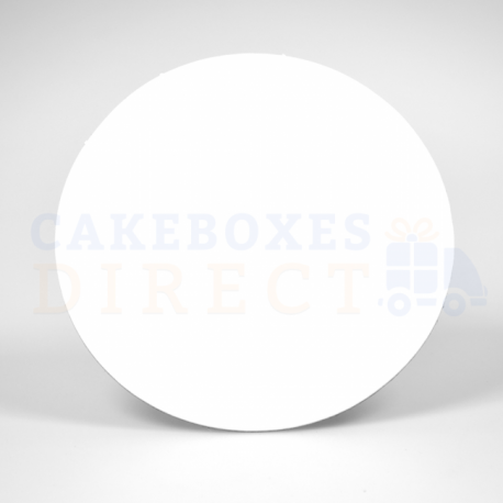 Planche blanche en carton ronde, diamètre 20 cm, épaisseur 1 mm