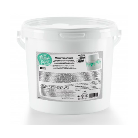 Massa Ticino - Sugar paste bride white Tropic, 7 kg