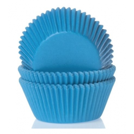 Baking Cups cyan blue, 50 pieces