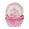 Cupcake Förmchen  rosa Schmetterling , 50 Stück