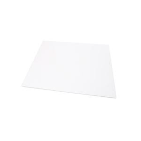 Planche blanche rectangulaire, 30 x 40 cm, épaisseur 1.2 cm