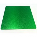 Kuchenplatte quadratisch hellgrün, 30 cm, 12 mm dick