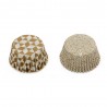 Cupcake Backförmchen Gold geometrische , 36 Stück