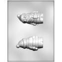 CK - Moule en plastique rigide pour chocolat Père-Noël/lutin 3D