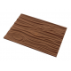 Silikomart - Tapis relief Wood (bois), 250 x 185 mm