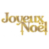 AH - Joyeux Noël cake topper