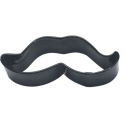 Cookie Cutter Moustache black, 10 cm