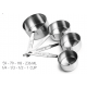 Ibili - Stainless steel measuring cups, set of 4