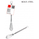 Ibili - Stainless steel mini whisk, 15 cm
