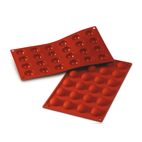 Silikon Backform Halbkugel, 3 cm