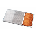 Perforated double Tray in aluminium, 40 x 30,5 cm