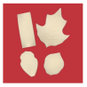 FMM Leaves veiner set 2, 4 pieces