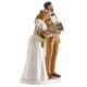 Dekora - Wedding cake topper couple Londres, 16 cm