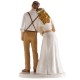 Dekora - Wedding cake topper couple Londres, 16 cm