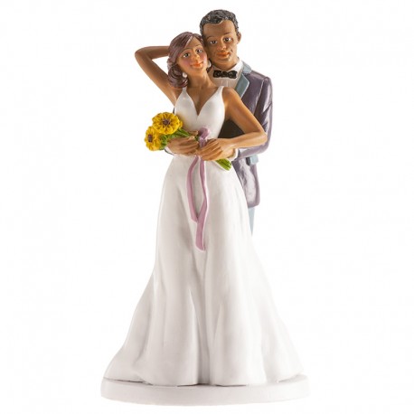Dekora - Wedding cake topper couple Roma, 18 cm
