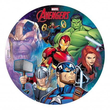 Dekora - Deko-oblate Avengers & Thanos, 20 cm