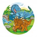 Dekora - Wafer paper disc dinosaure, 20 cm