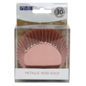 Cupcake Cups rose gold foil, 30 pieces