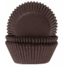 Cupcake Förmchen braun, 50 Stück