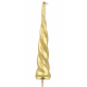 Kerzen Einhornhorn gold, 1 Stück