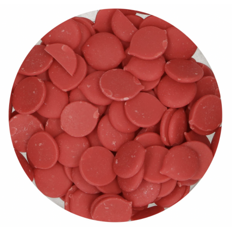 FunCakes - Schmelzdrops (Deko Melts) rot, 250 g