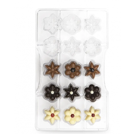 Decora - Form für Schokolade Blumen