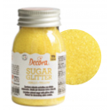 Decora Sucre coloré jaune (sanding sugar), 100 g
