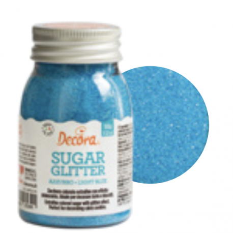 Decora Sugar blue (sanding sugar), 100 g