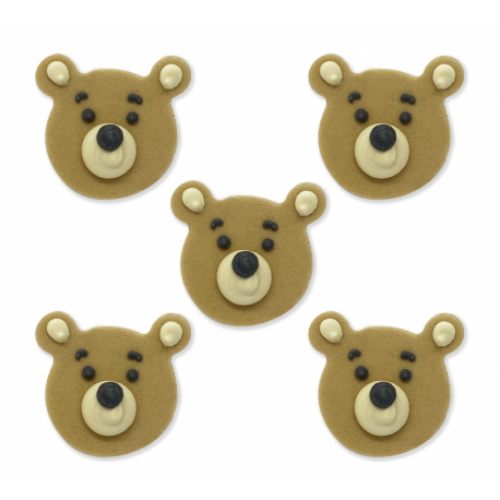 AH - Zuckerdekor Teddy Bear, 5 Stück
