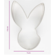Cookie Cutter Small rabbit head