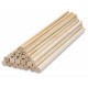 PME bâtons en bois 30 cm, 12 pièces