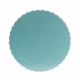 Planche bleu bébé ondulée, diamètre 20 cm