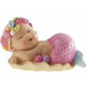 Figurine bébé sirène, 1 pièce