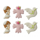 Decora Décorations en sucre communion fille, 6 pièces